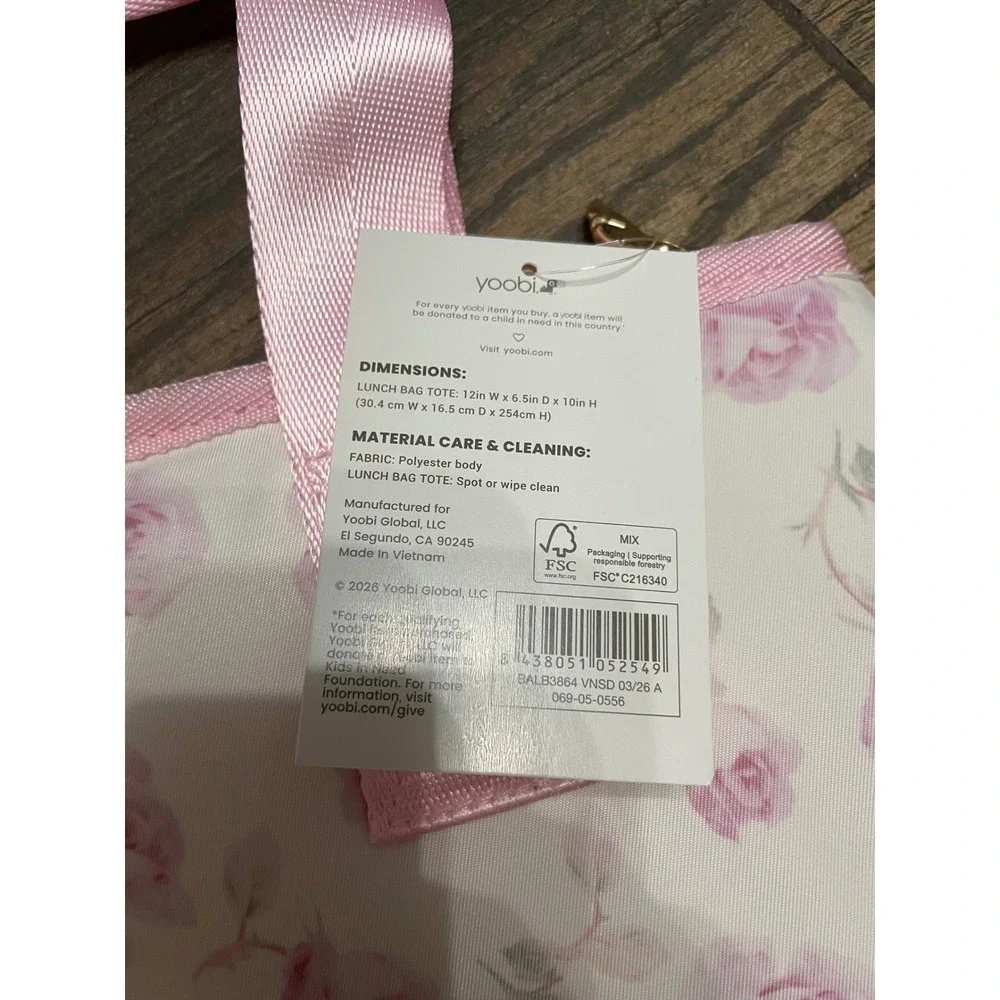 LoveShackFancy x Yoobi logo organization which